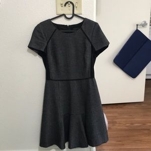 J. Crew checkered flutter dress